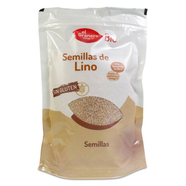 El Granero Semillas de Lino Bio, 500 g