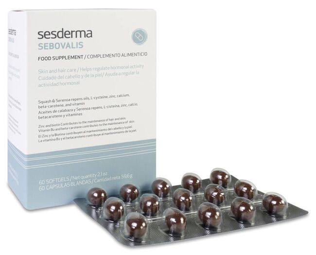 Sesderma Sebovalis, 60 Cápsulas