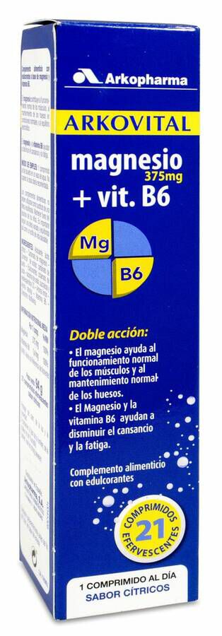 Arkopharma Arkovital Magnesio, 375 mg, 21 UdComprimidos