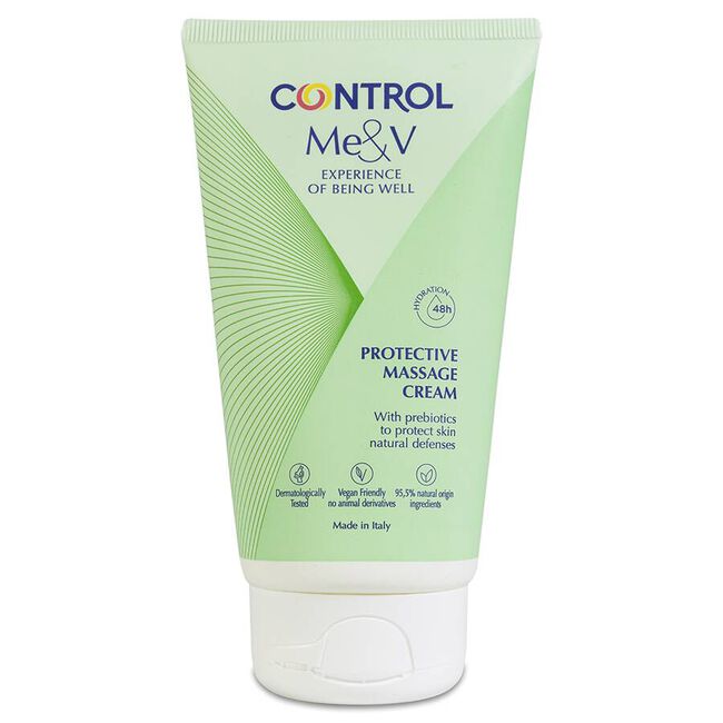 Control Me & V Crema Masaje Protectora con Prebióticos, 150 ml