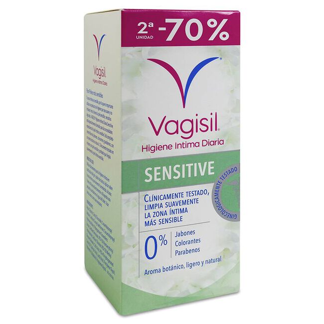 Duplo Vagisil Sensitive, 2 Uds