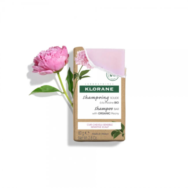 Klorane Champú Sólido Peonía, 80 Gr