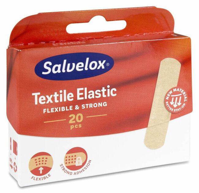 Salvelox Textil Elástico, 20 Uds
