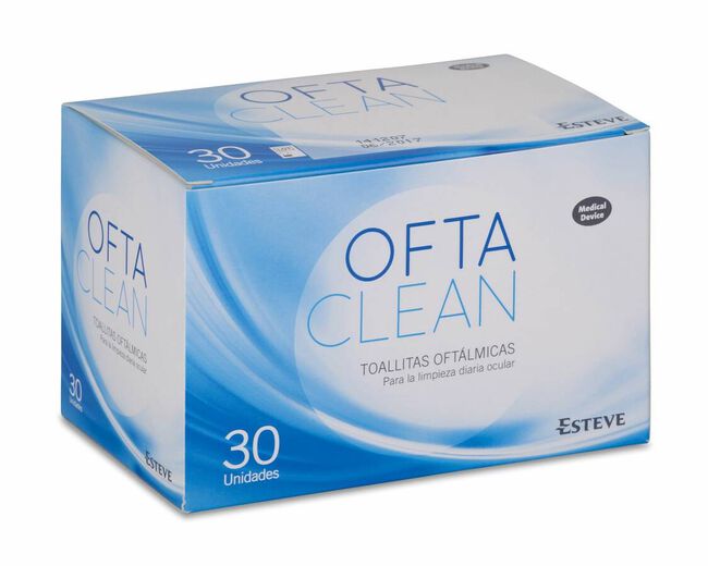Oftaclean Toallitas de un Solo Uso, 30 Uds