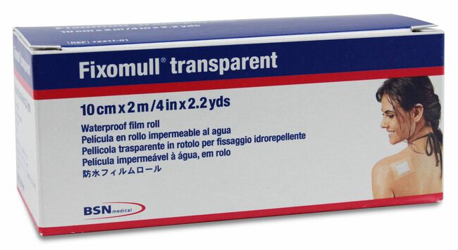 Fixomull Transparente 10 cm x 2 m, 1 Ud