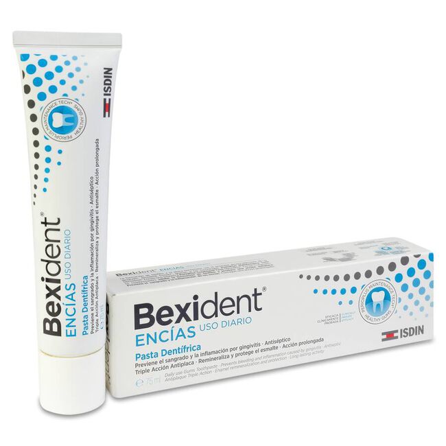 Isdin Bexident Encías Uso Diario Pasta Dental Triclosán, 75 ml