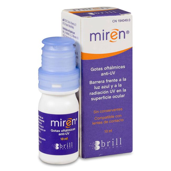 Miren Gotas Oftálmicas anti-UV, 10 ml