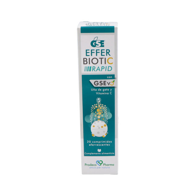 GSE Efferbiotic Rapid, 20 comprimidos