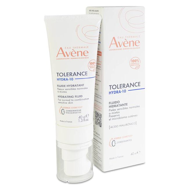 Avène Tolerance Hydra 10 Fluido Hidratante, 40 ml