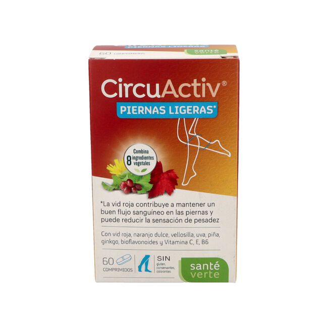 Santé Verte Circuactiv Piernas Ligeras, 60 comprimidos
