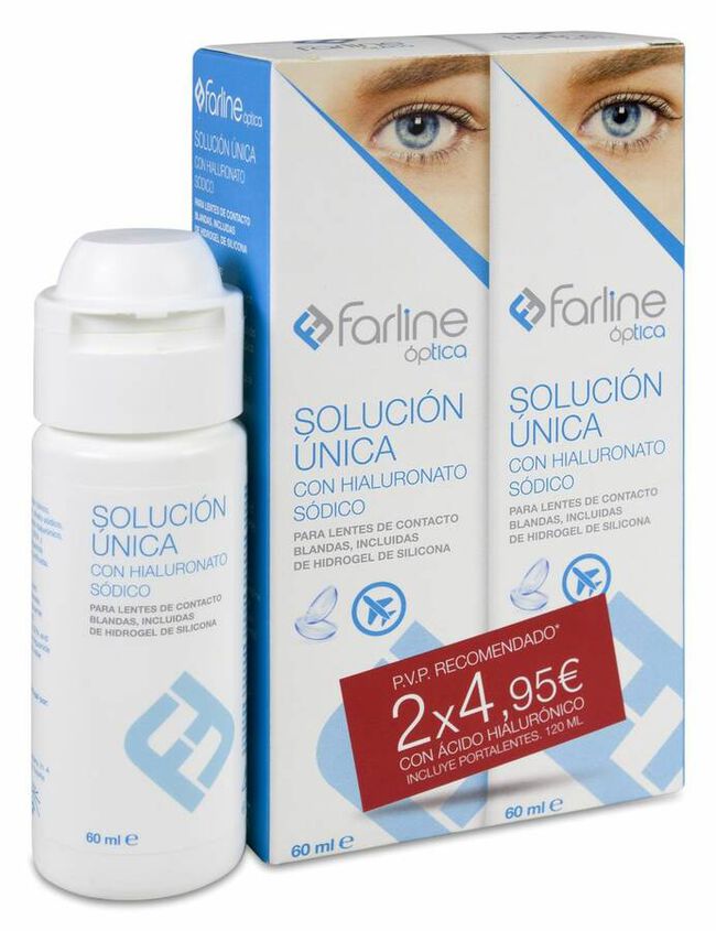 Duplo Farline Solución Única AH de Viaje, 2 x 60 ml