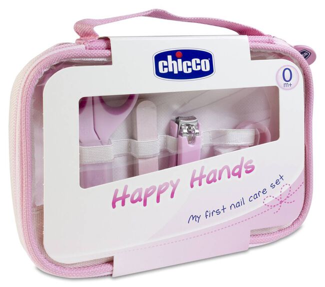 Chicco Set Manicura Bebé Happy Hands Rosa 0m