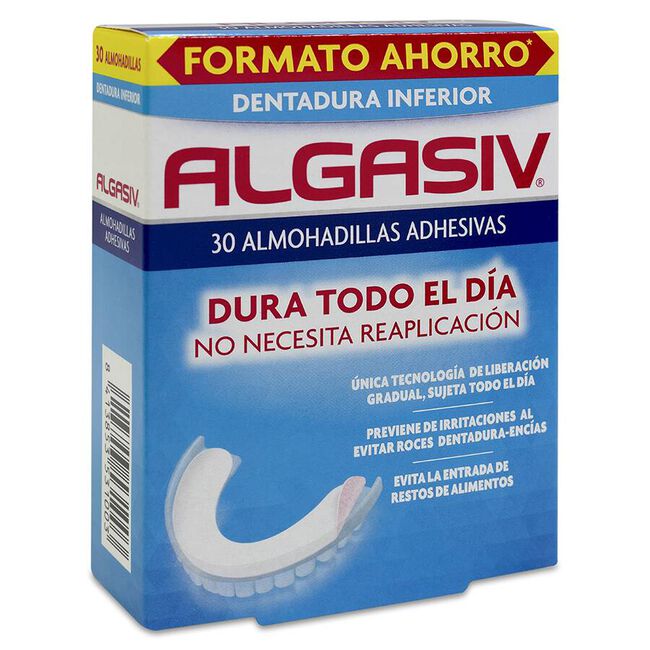 Algasiv Almohadillas Adhesivas Inferiores, 30 Uds