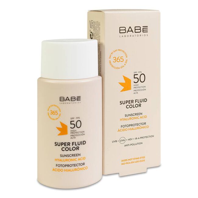 Babé Super Fluid Color Fotoprotector SPF50+, 50 ml