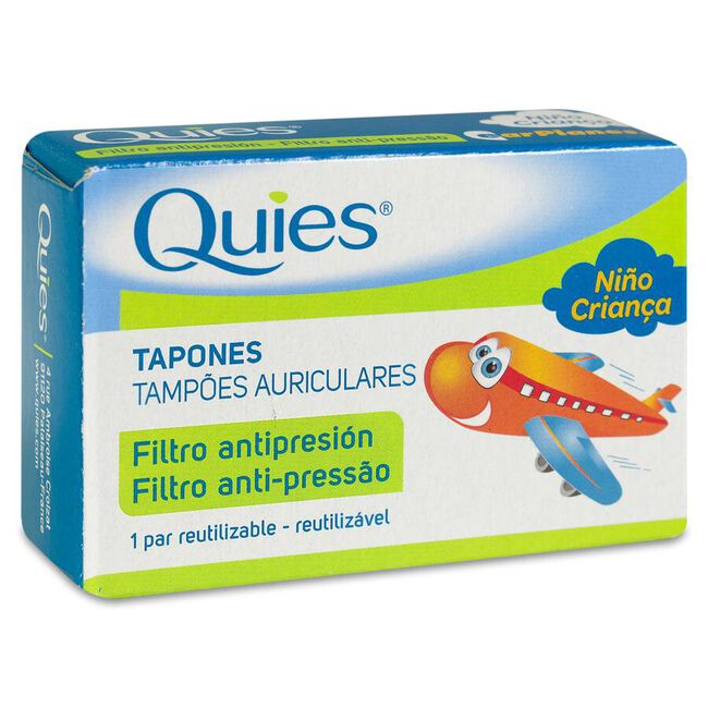Quies Tapones Anti-Presión Infantil, 2 Unidades