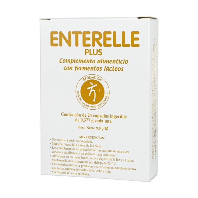 Nutribiótica Bromatech Enterelle Plus, 24 cápsulas