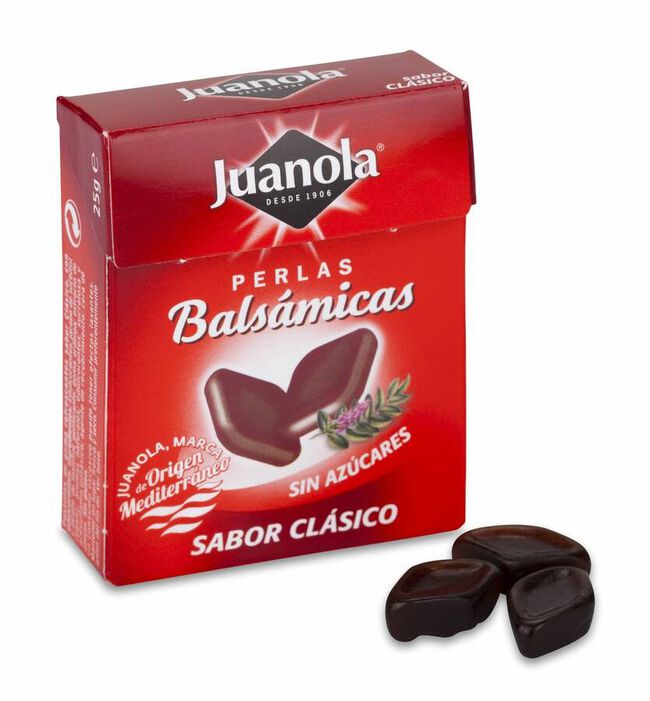 Juanola Perlas Balsámicas Sabor Clásico, 25 g