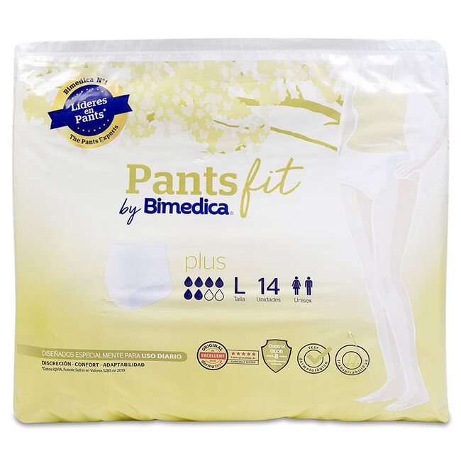 ABS Fit Plus Pants Grande, 14 Unidades