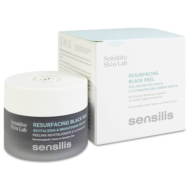 SENSILIS RESURFACING BLACK PEEL PEELING FACIAL 
