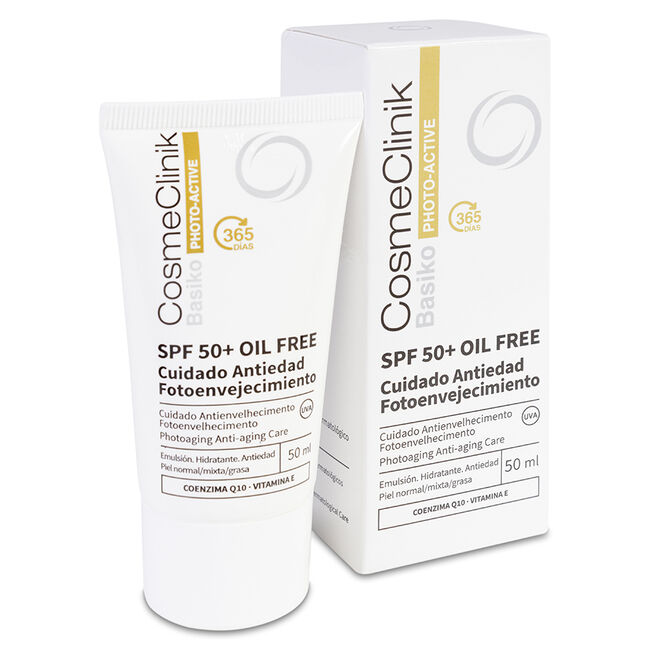 Basiko Emulsión Protectora SPF 50+ Oil Free, 50 ml