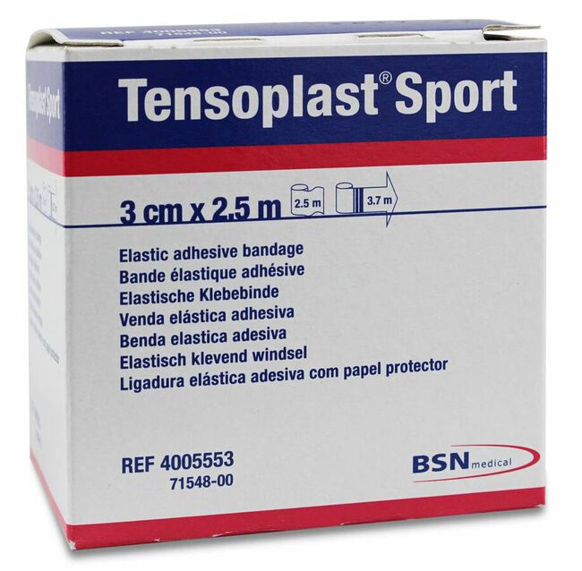 Tensoplast Sport 3cm x 2,5 m, 1 Ud