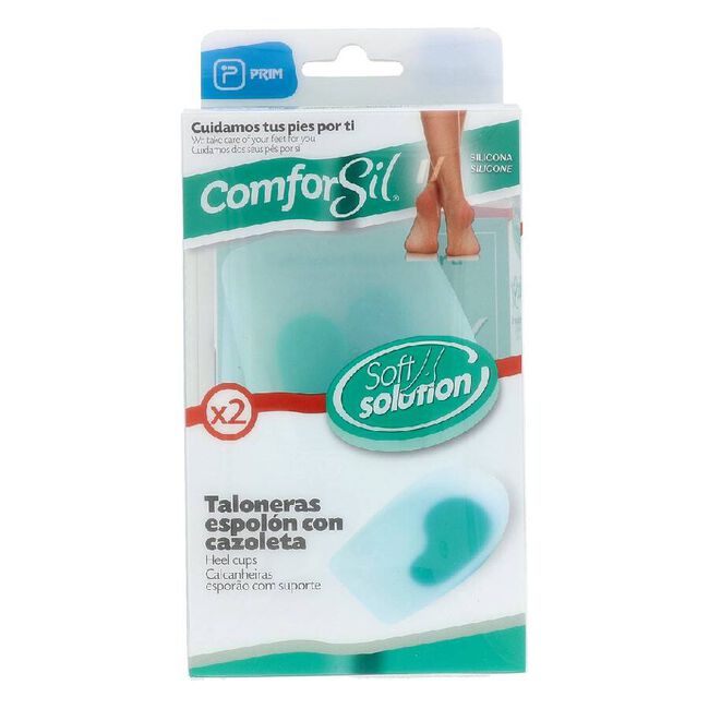 Comforsil Taloneras con Cazoleta para Espolón Calcáneo Talla M, 2 Uds