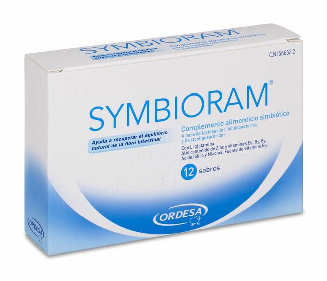 Ordesa Symbioram Complemento Alimenticio Simbiótico, 12 Sobres