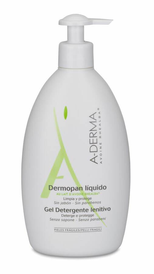 A-Derma Dermopan Jabón Líquido Hidratante, 500 ml