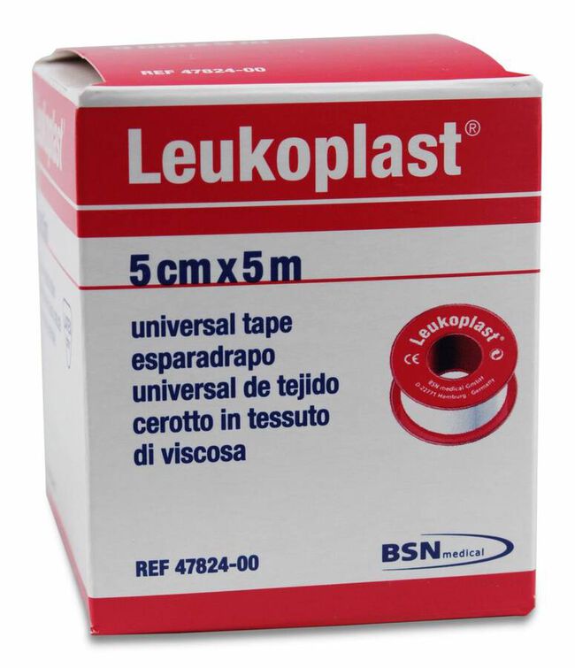 Leukoplast Esparadrapo Color Carne 5 cm x 5 m, 1 Ud