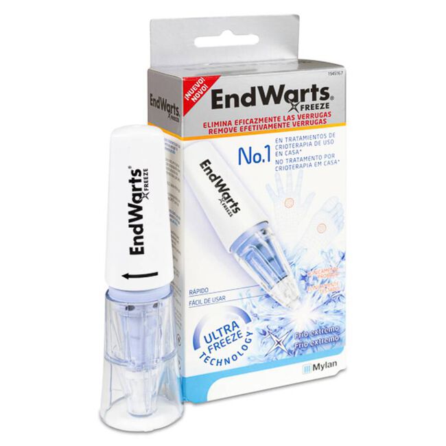 EndWarts Freeze Verrugas, 7,5 g + 6 Puntas Desechables