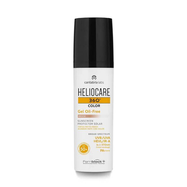 Heliocare 360º Gel Oil-free SPF 50+ Tono Beige, 50 ml