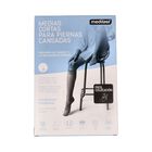 Miniatura de imagen de Medilast Medias de Compresi&oacute;n Preventiva Cortas para Piernas Cansadas de F&aacute;cil Colocaci&oacute;n 411 Negro Talla L, 1 Par