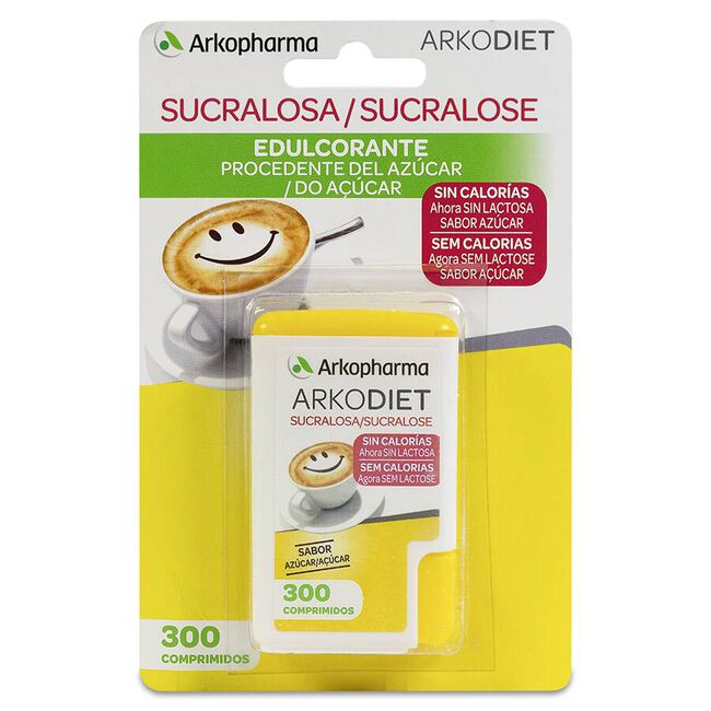 Arkopharma Arkodiet Sucralosa, 300 Comprimidos