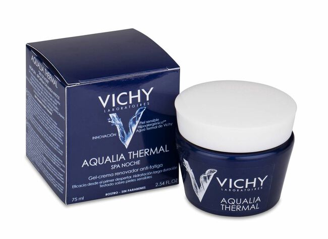 Vichy Aqualia Thermal Spa Noche Gel-Crema Renovador Anti-Fatiga, 75 ml