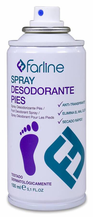 Farline Spray Desodorante de Pies, 150 ml