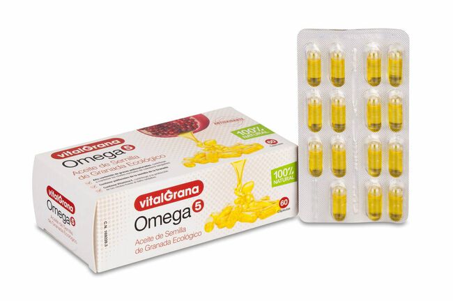 Omega 5 Vitalgrana Pharma, 60 Cápsulas