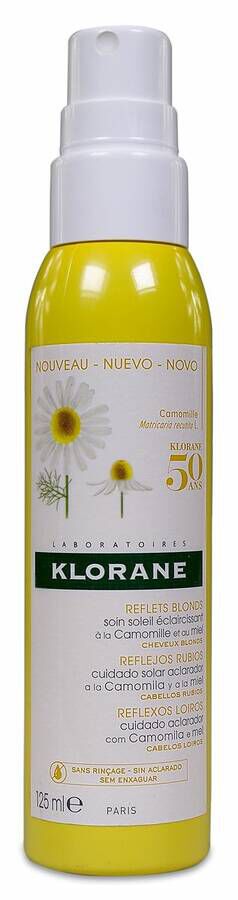 Klorane Aclarador a la Camomila y a la Miel, 125 ml