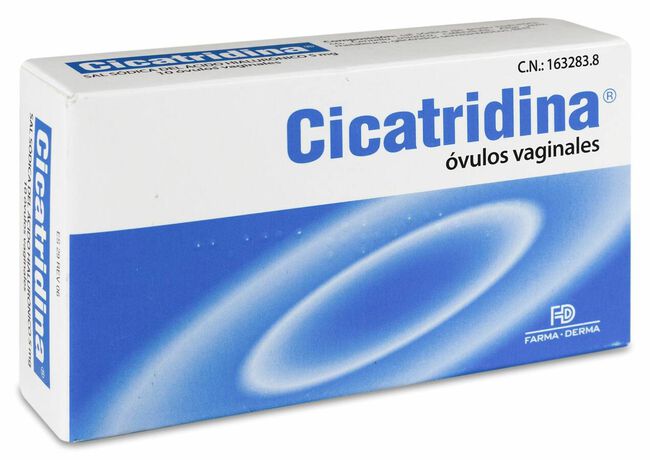 Cicatridina Rubio Óvulos Vaginales, 10 Óvulos