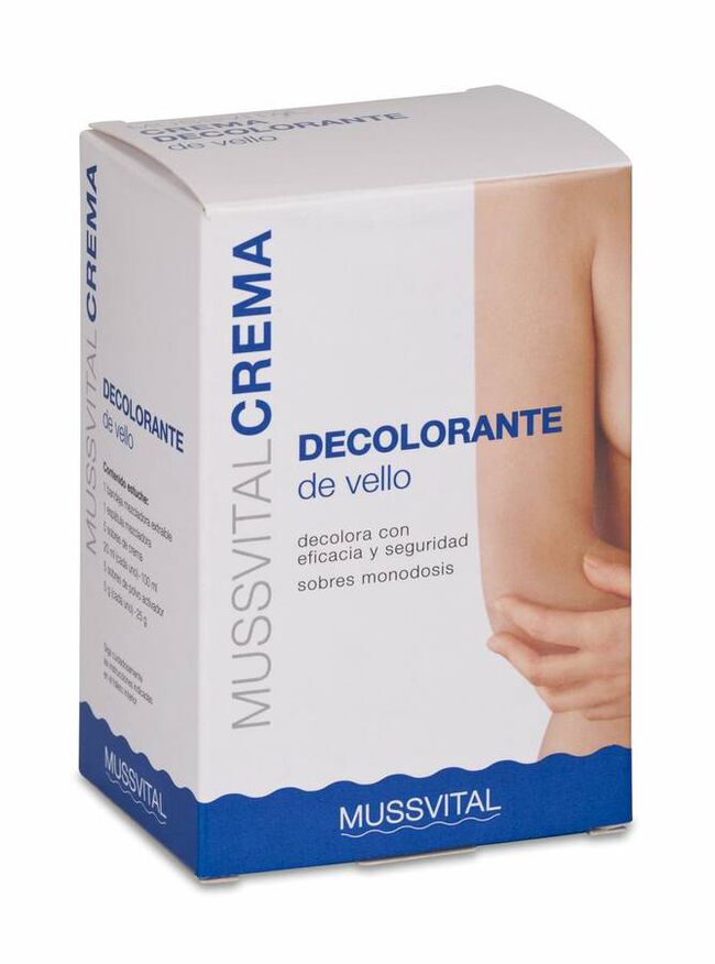 Mussvital Decolorante Vello, 5 Uds
