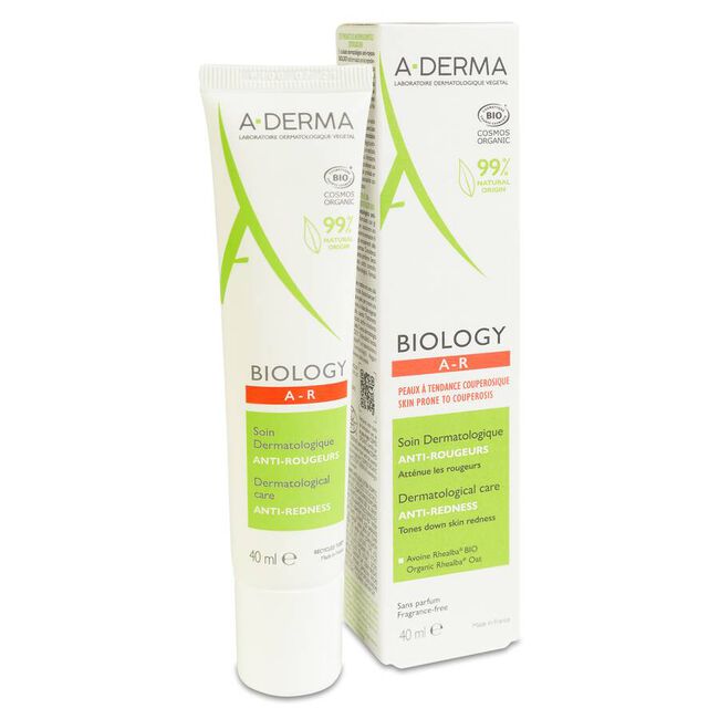 A-Derma Biology Cuidado Dermatológico Anti-Rojeces, 40 ml