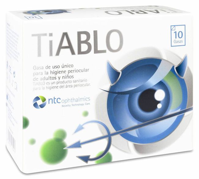 TiABLO Gasas Oculares, 10 Gasas