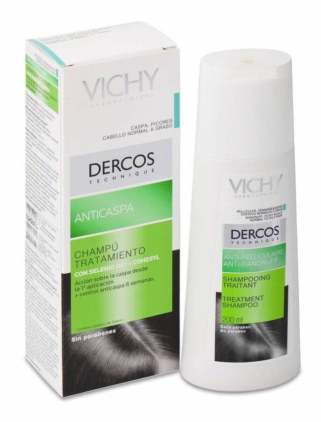 Dercos Technique Anticaspa Grasa, 200 ml