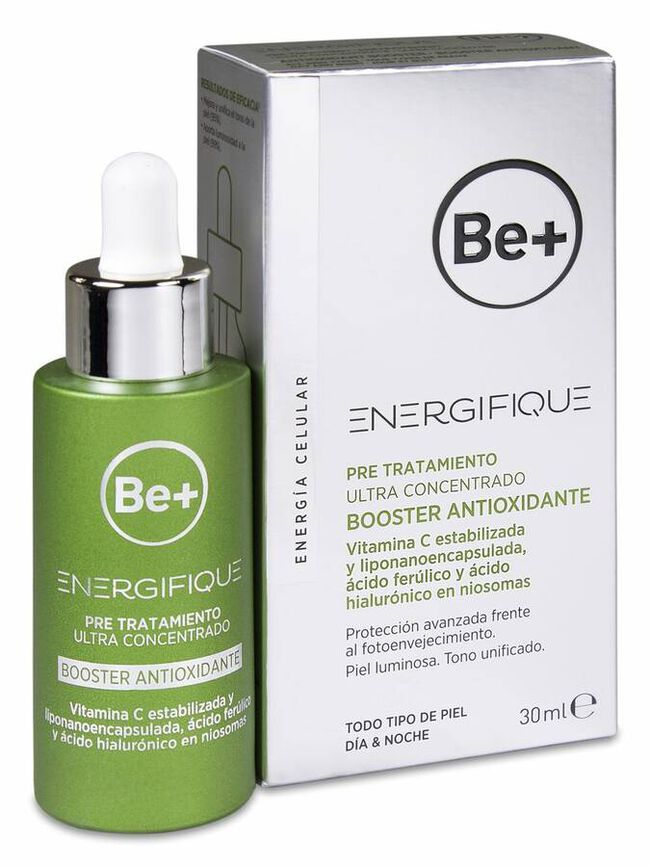 Be+ Energifique Booster Pretratamiento Antioxidante, 30 ml