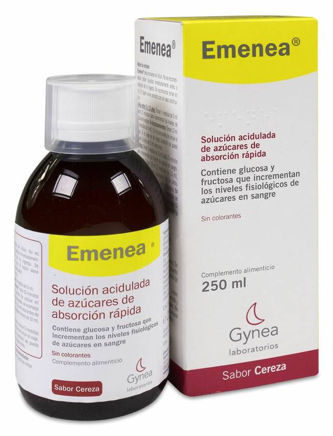 Emenea Jarabe Sabor Cereza, 250 ml