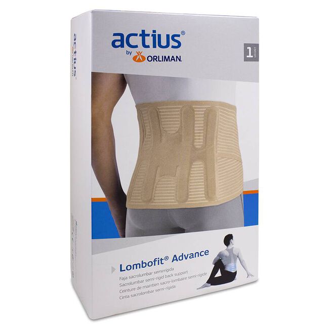 Orliman Actius Faja Sacro-Lumbar Beige Talla 5 ACE612, 1 Unidad