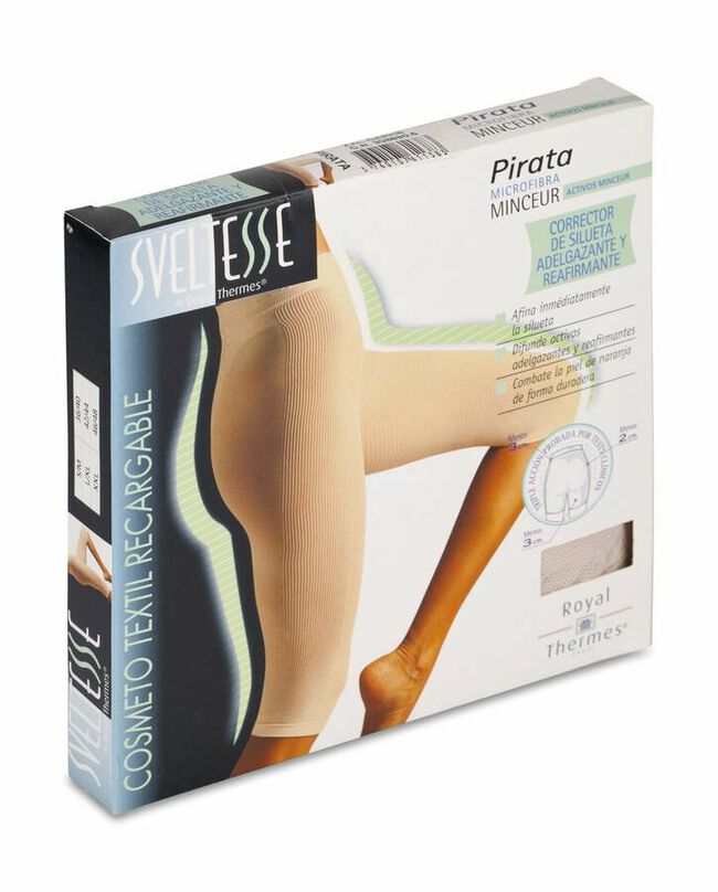 Sveltesse Panty Pirata Reductor Beige Talla S/M, 1 Ud