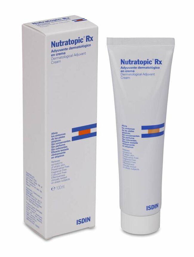 Isdin Nutratopic RX Coadyuvante Dermatológico en Crema, 100 ml