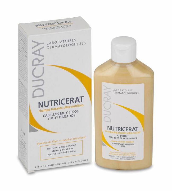 Ducray Nutricerat Champú, 125 ml