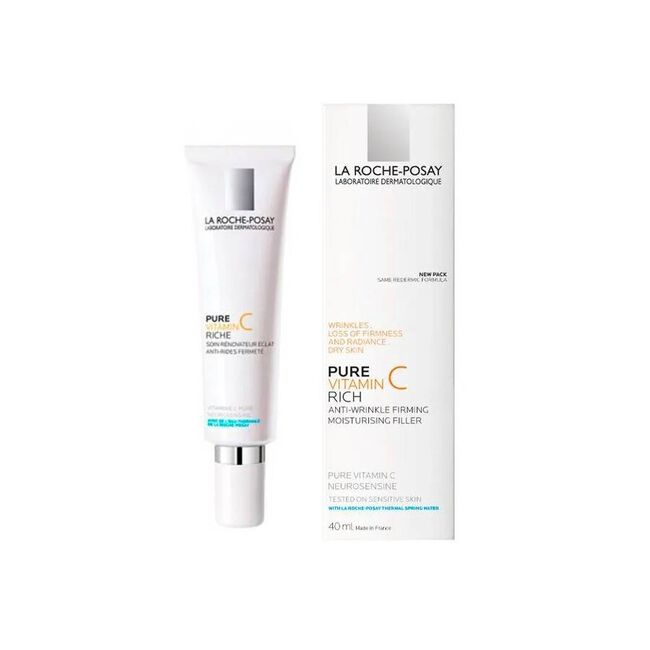 La Roche-Posay Pure Vitamin C Rica Piel Seca, 40 ml