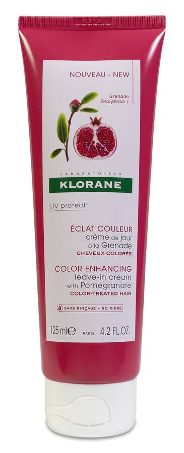 imagen de Klorane Crema de D&iacute;a Granada Cabellos Te&ntilde;idos, 125 ml